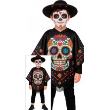 Poncho Catrina infantil
