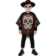 Poncho Catrina infantil