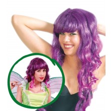 Peluca Mechas Lila