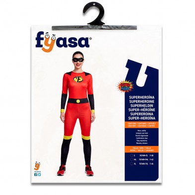Disfraz de Superheroína Roja para Mujer