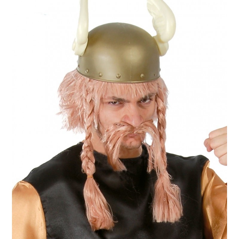 Peluca y Barba de Vikingo - Pelucas para disfraces