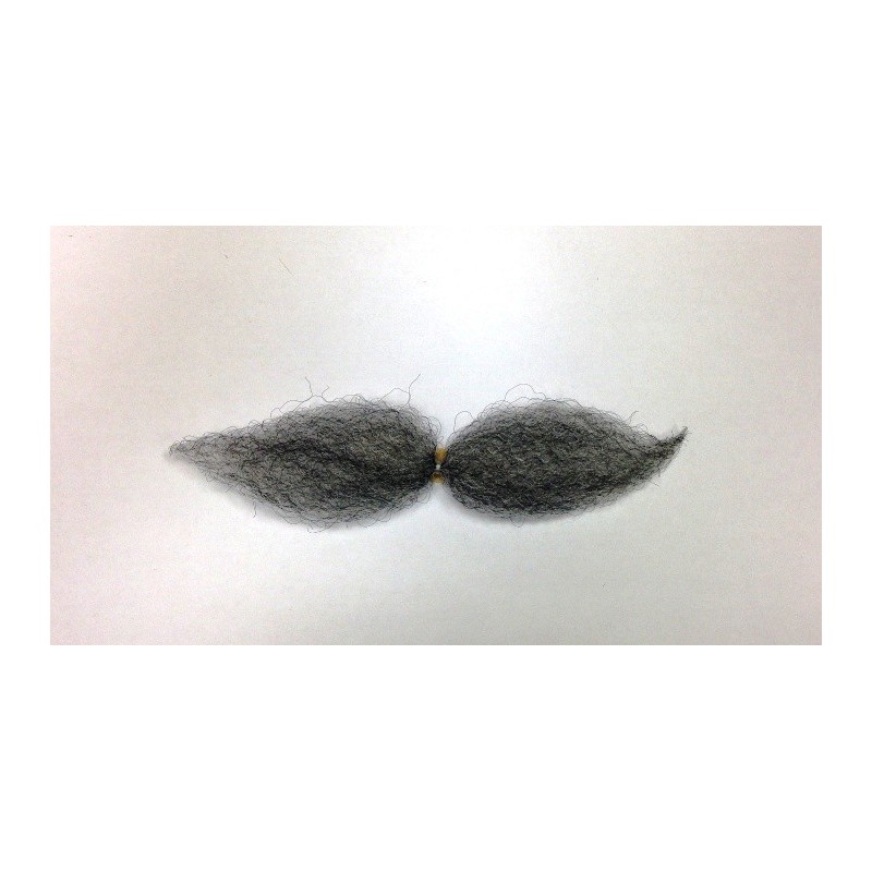 Bigote Mostacho Gris