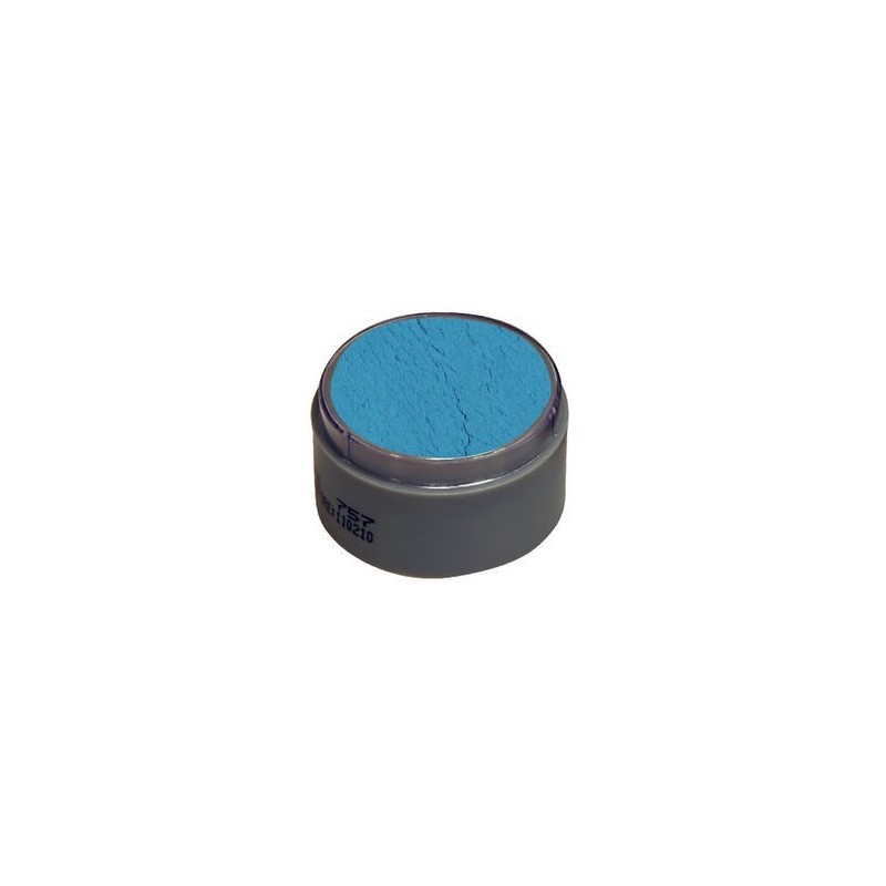 Maquillaje al Agua Azul Celeste