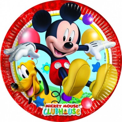 Platos cumpleaños Mickey