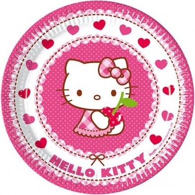 Platos Cumpleaños Hello Kitty Platos Cumpleaños Hello Kitty