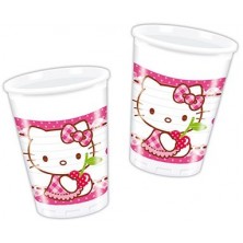 Vasos cumpleaños Hello Kitty