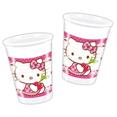 Vasos cumpleaños Hello Kitty