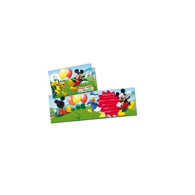Invitaciones cumpleaños de Mickey