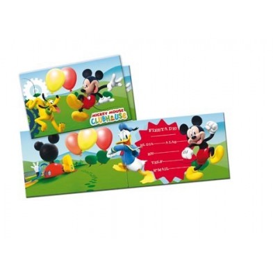 Invitaciones cumpleaños de Mickey