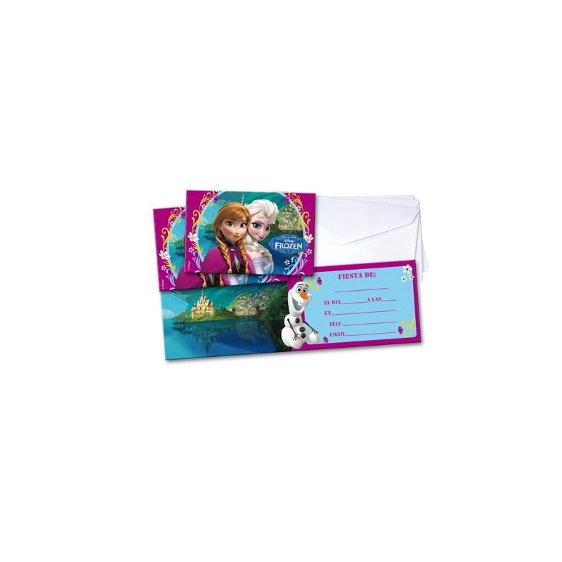 Invitaciones de cumpleaños de Frozen