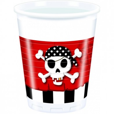 Vasos Cumpleaños Piratas