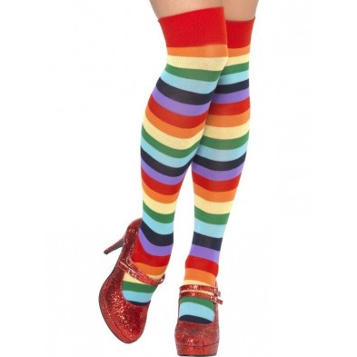 Calcetines de rayas de colores