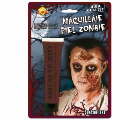 Maquillaje Piel Zombie Rojo