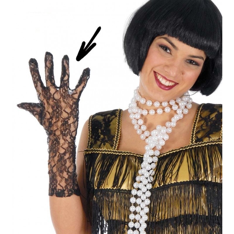 Guantes Calados Negros Guantes Calados Negros