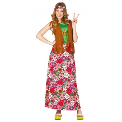 Disfraz de Hippie Mujer