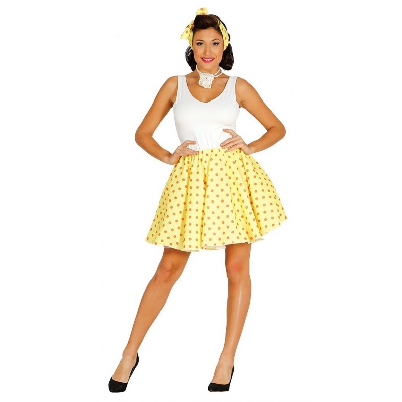 Disfraz de Pin-up amarillo