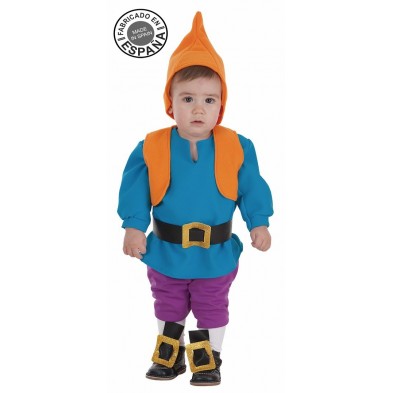 Disfraz de enanito azul bebe Disfraz de enanito azul bebe