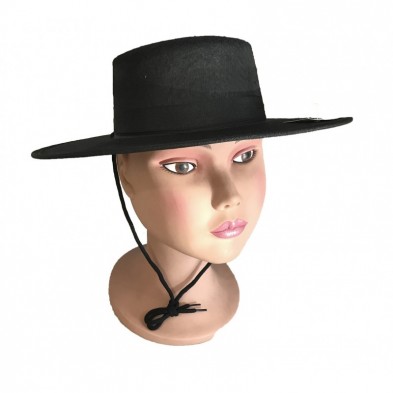 Sombrero Cordobes negro pequeño