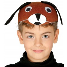 Sombrero perro marrón