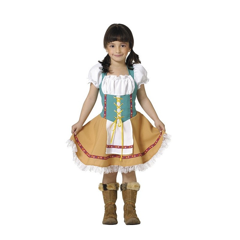 Disfraz de Tirolesa infantil