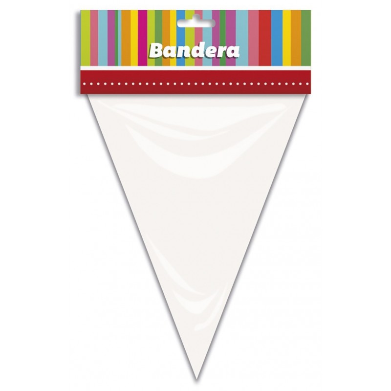 Gallardete plastico blanco Gallardete plastico blanco