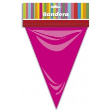 Bandera Triangular Rosa