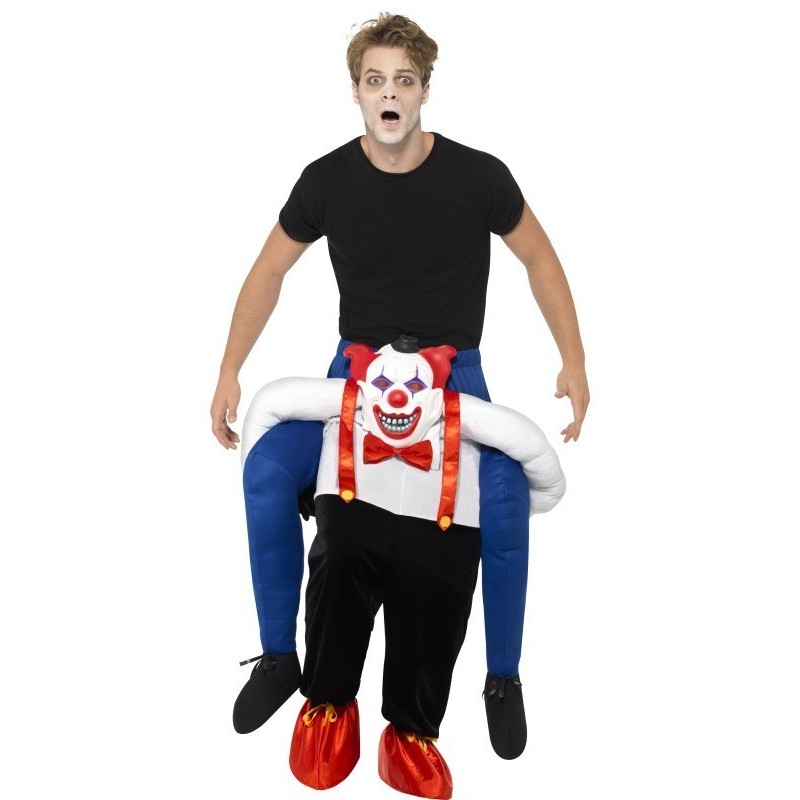 Disfraz de Payaso siniestro a hombros Disfraz de Payaso siniestro a hombros