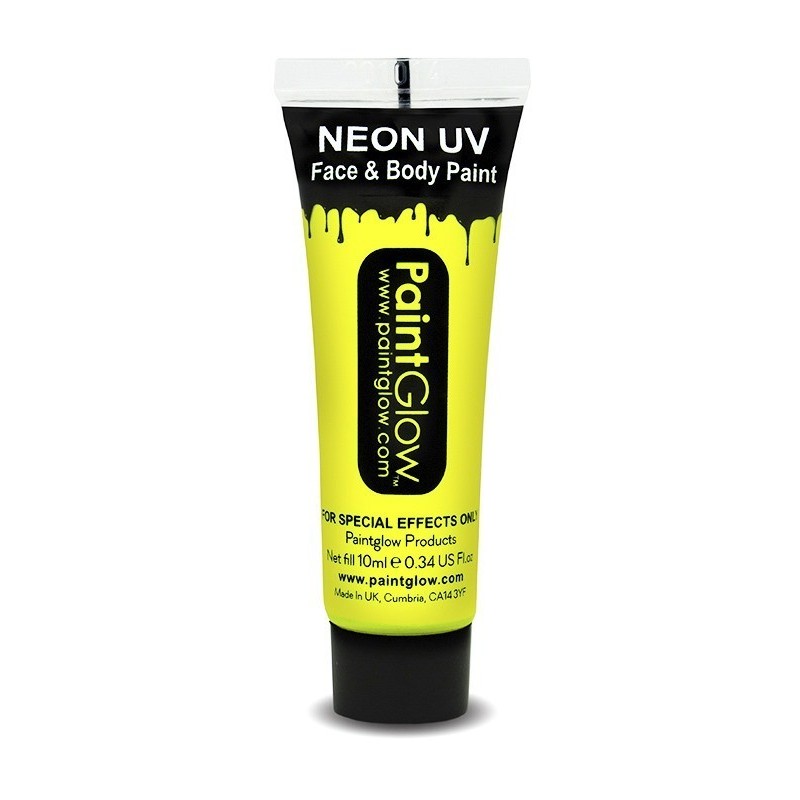 Maquillaje UV Amarillo