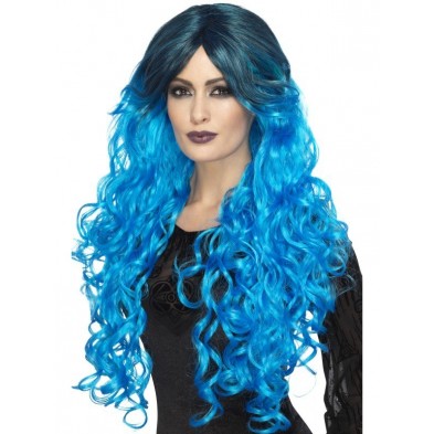 Peluca Gótica Azul Peluca Gótica Azul