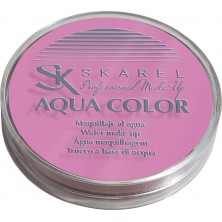 Maquillaje al agua rosa