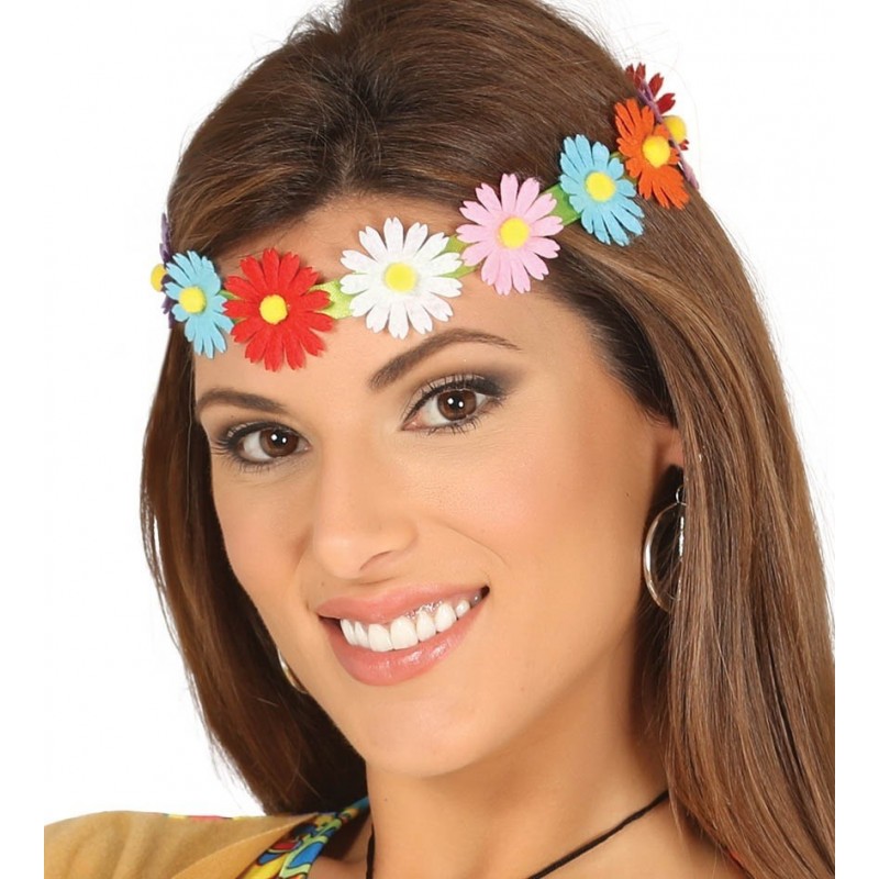 Comprar Diadema Flores Multicolor Sombreros y complementos online