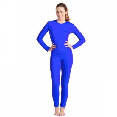 Maillot azul de mujer