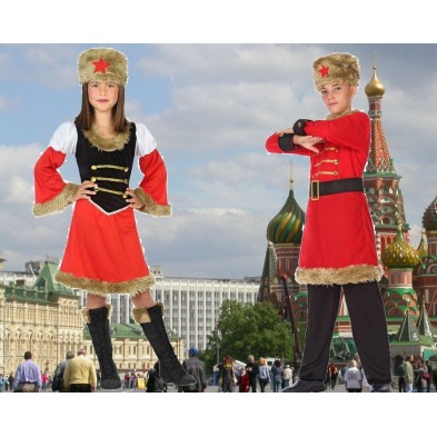 Disfraz de Rusa infantil