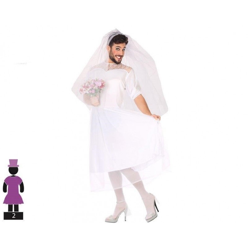 Disfraz de Novia para hombre