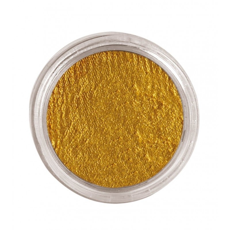 Maquillaje al agua oro