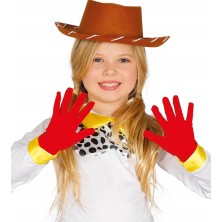 Guantes rojos infantiles