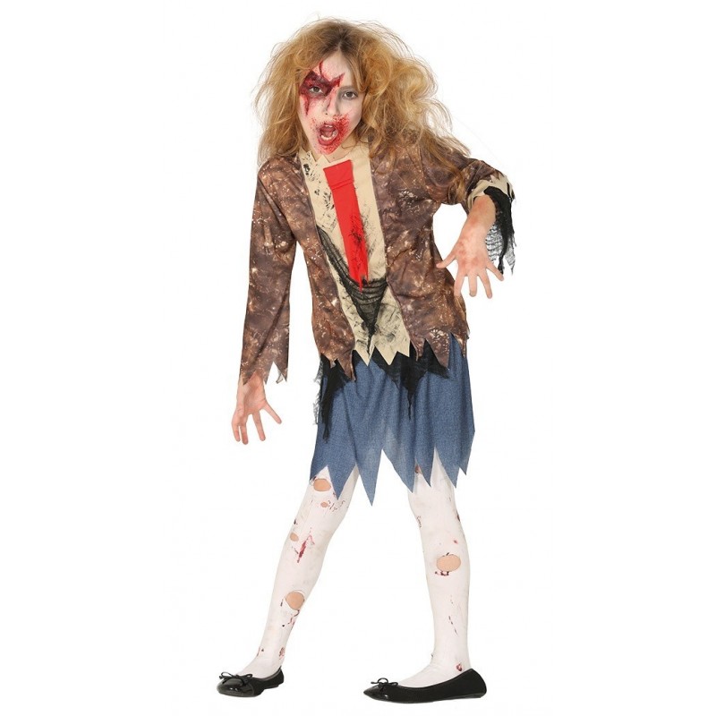 Disfraz de Zombie para niña