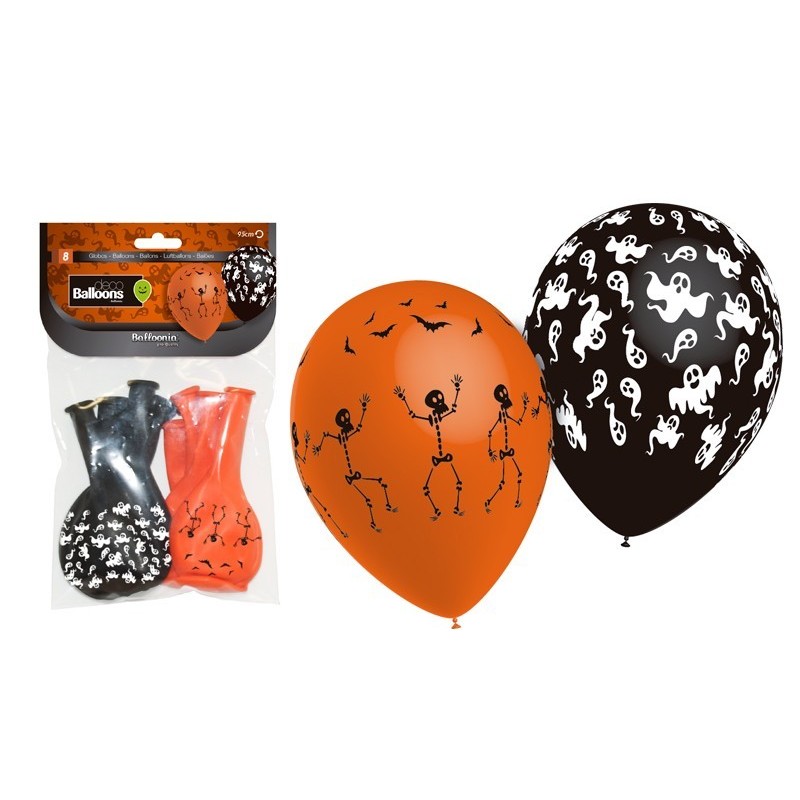 Bolsa 10 Globos Halloween