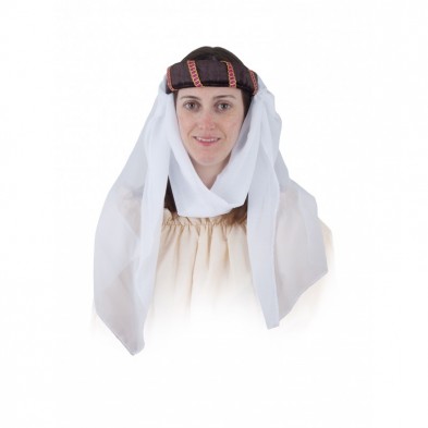 Tocado Medieval Marrón Tocado Medieval Marrón