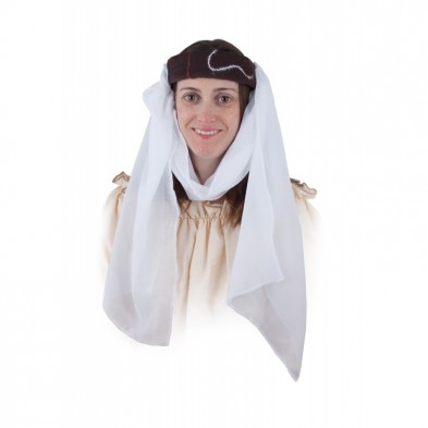 Tocado medieval Granate Tocado medieval Granate