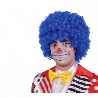 Peluca gigante azul