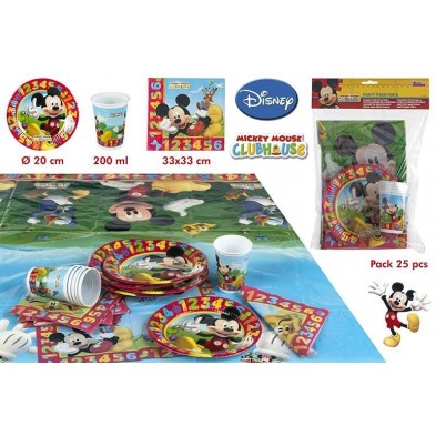 Pack decoración cumpleaños bebé 1 año Mickey Disney