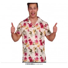 Camisa Hawaiano Flores