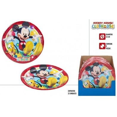 Platos cumpleaños Mickey