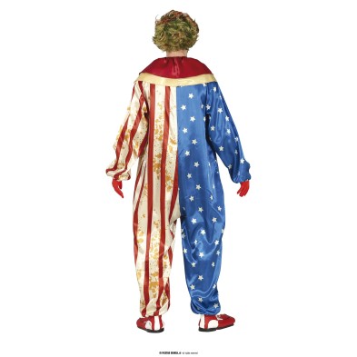 Disfraz de Patriot Clown Adulto