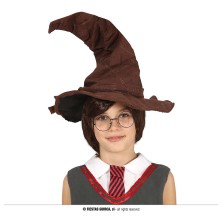 Sombrero mago marrón infantil