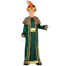 Disfraz de Rey Mago Verde Infantil