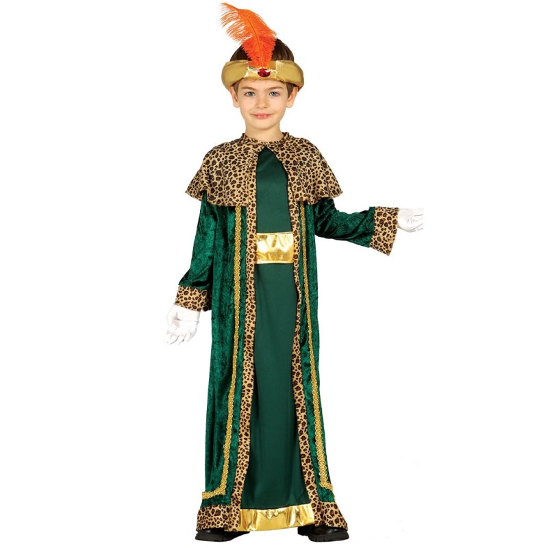 Disfraz de Rey Mago Verde Infantil