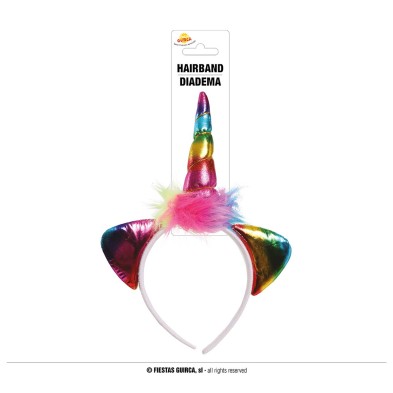 Diadema Unicornio Multicolor