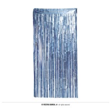 Cortina metálica azul mate